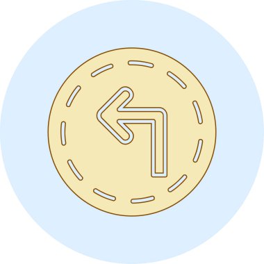 Bozuk para simgesi, modern vektör çizim tasarımı