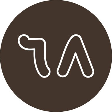 Bir araba simgesinin vektör illüstrasyonu