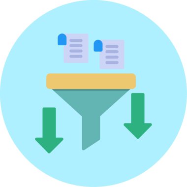 iş yönetimi simgesi, vektör illüstrasyonu