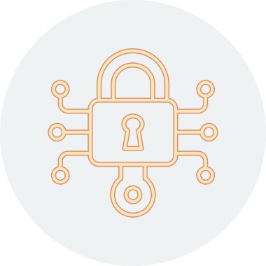 Modern simgenin vektör illüstrasyonu