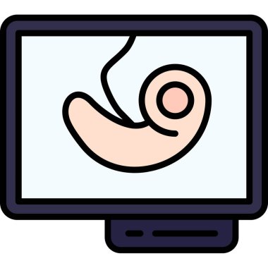 video çağrı simgesi, özet vektör tasarımı