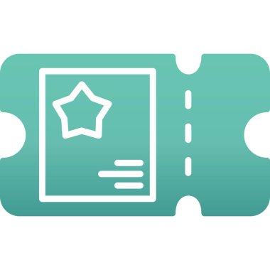 Basit vektör simgesi, yıldız çizimi