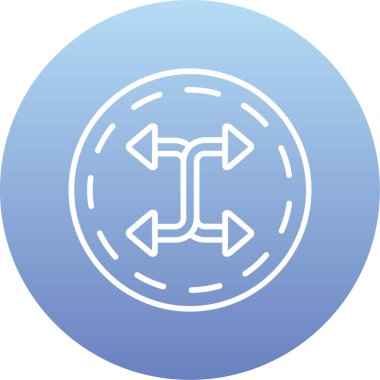 ok simgesinin vektör illüstrasyonu