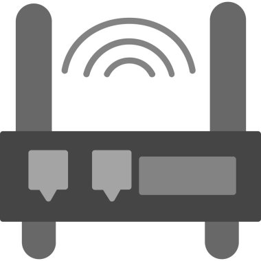 Yönlendirici. Web simgesi basit illüstrasyon