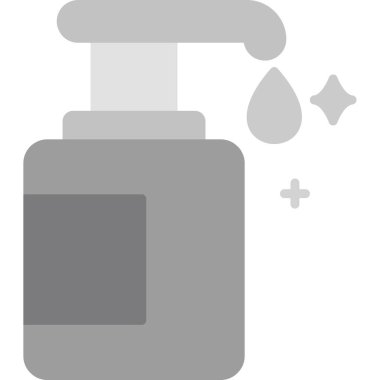 sprey şişe kutsal kişilerin resmi, vektör çizim