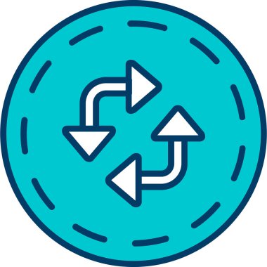 Dolu taslak biçiminde tazeleme simgesi