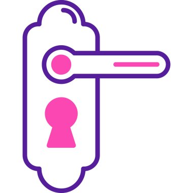 anahtar kilidi simgesi - taslak biçimi