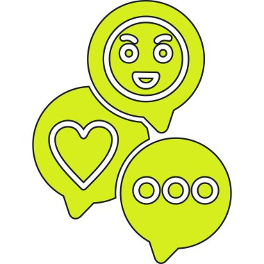 Aşk emojisi. Web simgesi