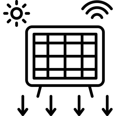 İnternet kontrolü. Web simgesi basit illüstrasyon