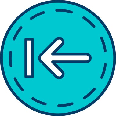 ok yönü sağ simgesi - taslak biçimi