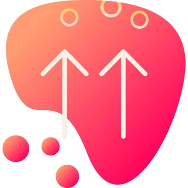 beyin modern simgesi, vektör illüstrasyonu