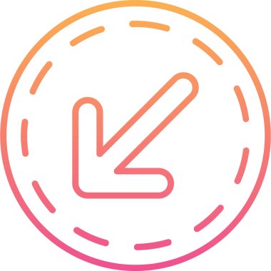 ok simgesinin vektör illüstrasyonu