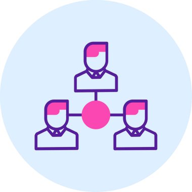 İnsan simgesinin vektör illüstrasyonu