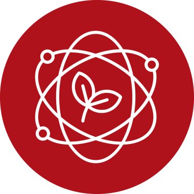 Benzersiz Yaprak Vektör Satırı Simgesi