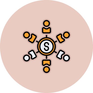 para simgesi vektör illüstrasyonu