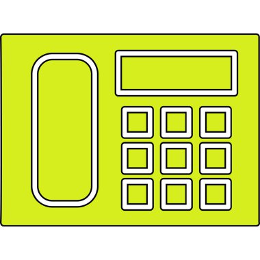 Hesap makinesi simgesi. Web için hesap makinesi vektör simgelerinin özet çizimi