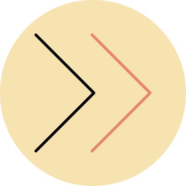 Ok simgesi. vektör illüstrasyonu