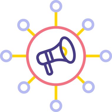 Hedef. Web simgesi basit illüstrasyon