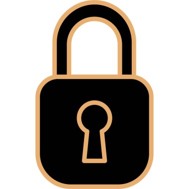 ikon vektör illüstrasyonunu kilitle