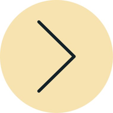 Arkaplanda izole edilmiş ok simgesi vektörü