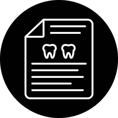 Moda biçimi izole edilmiş arkaplanda diş simgesi