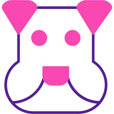 hayvan simgesi, vektör illüstrasyonu