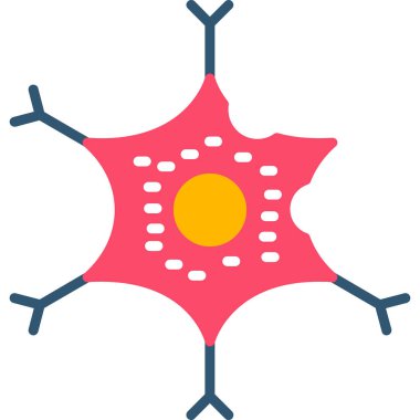 Düz biçimli koronavirüs simgesi