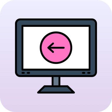 bilgisayar simgesi, vektör illüstrasyonu