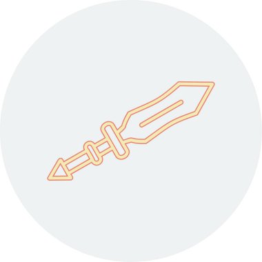 İnce çizgi illüstrasyonunun vektör simgesi