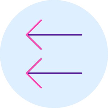 Oklar web simgesi, basit vektör illüstrasyonu