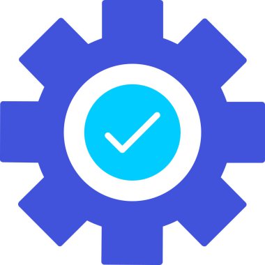 dişli ayarları. Web simgesi basit illüstrasyon