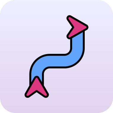 Çizgi film simgesinin vektör çizimi