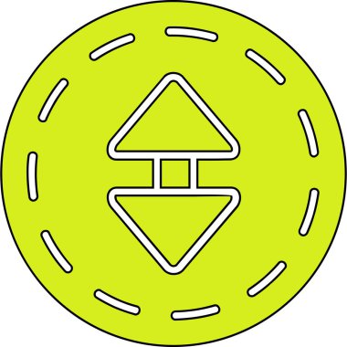 Top oyunu ikonu. vektör illüstrasyonu