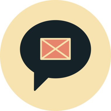 E- postanın vektör illüstrasyonu