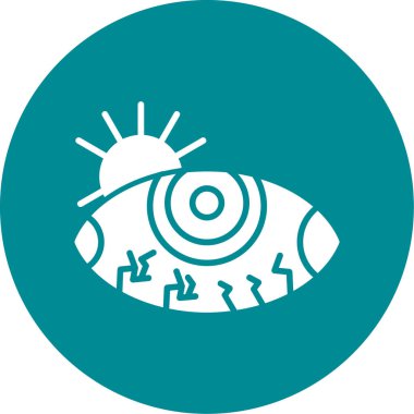 Bir robot simgesinin vektör illüstrasyonu