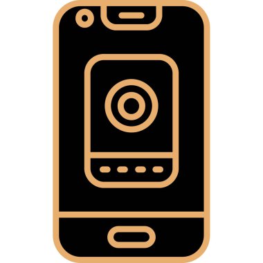 Akıllı telefon ikonu vektör illüstrasyonu. akıllı telefon işareti ve sembol