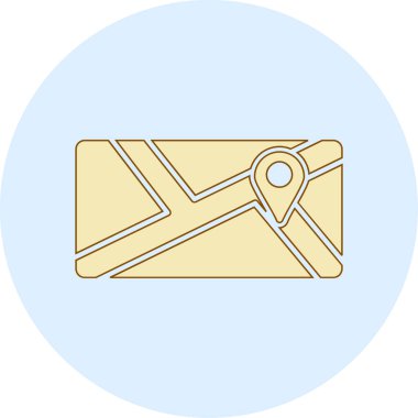 Harita iğnesi. Web simgesi