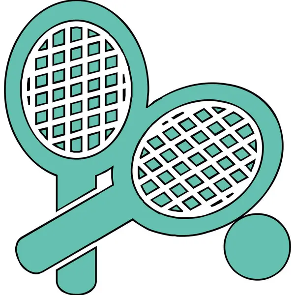 Tenis topu ikonu. vektör çizimi tasarımı