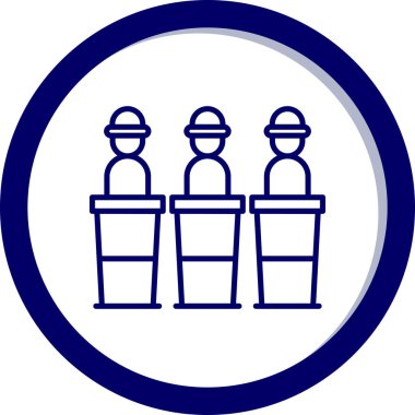 Gaz taşıyan bir adamın vektör çizimi