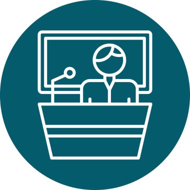 İş adamı. Basit tasarım