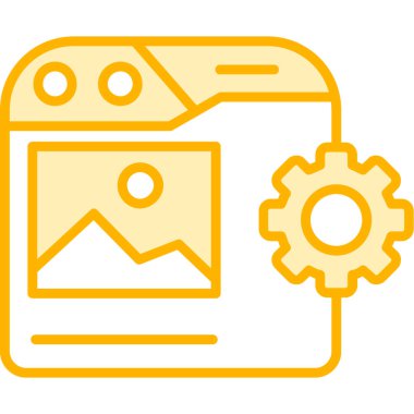 Akıllı telefon. Web simgesi basit illüstrasyon