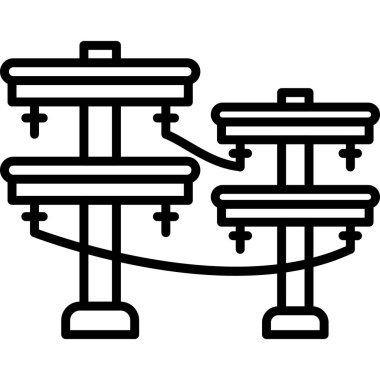 iki koltuk ikonu. Beyaz arkaplanda izole edilmiş web tasarımı için çift sandalye vektör simgesi