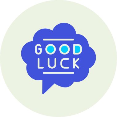 İyi şanslar. Vektör. resimleme.