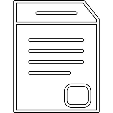 dizin belgeleri dosya simgesi ana hat biçiminde