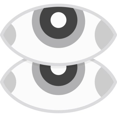 Göz simgesi vektör illüstrasyonu