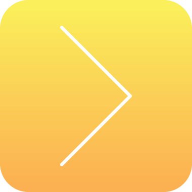 ok yönü simgesi ana hat biçiminde