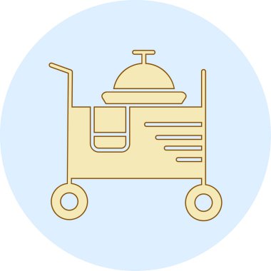 Modern otomatik simge eksikliğinin vektör illüstrasyonu