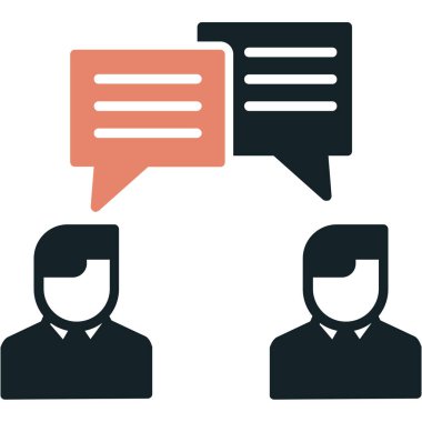 iş insanları vektör simgesi