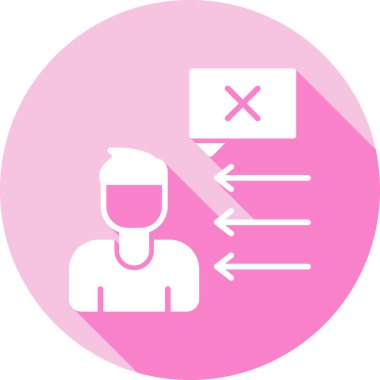 Modern bir simgenin vektör illüstrasyonu