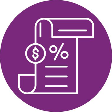 Kağıt simgesinin vektör illüstrasyonu